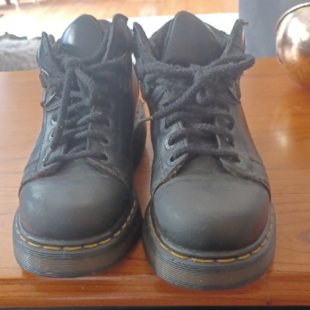 Dr. Martens Black Lace Up Boots Size 7